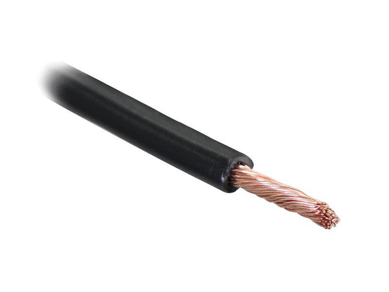 Câble électrique, noir. 25m, 1 fils, 70mm²