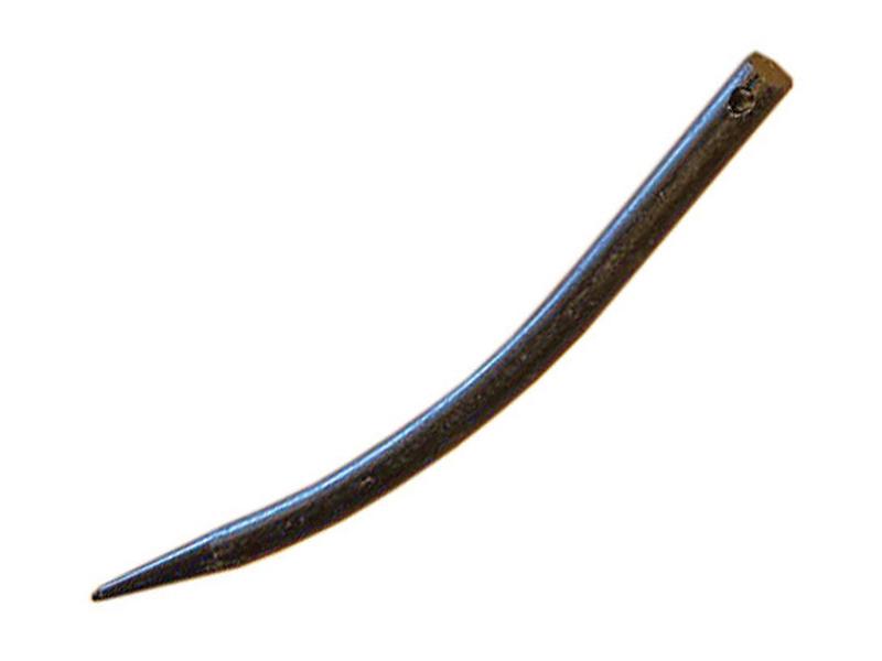 Kuormauskoneen piikki - Kaareva 455mm, (Pyöreä)