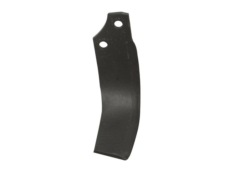 Rotavator Blade Curved RH 60x6mm Height: 194mm. Hole centres: 44mm. Hole Ø: 12.5mm. Replacement for Maschio