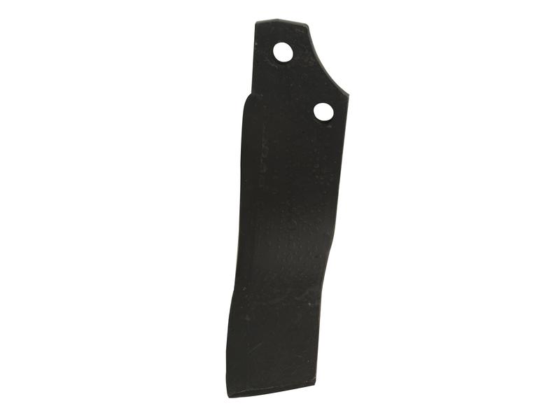 Rotavator Blade Curved LH 60x6mm Height: 194mm. Hole centres: 44mm. Hole Ø: 12.5mm. Replacement for