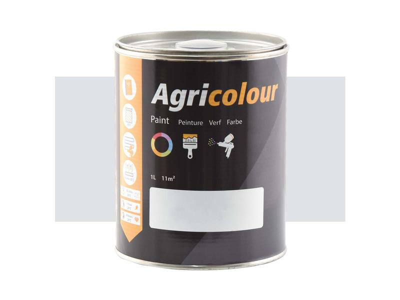 Paint - Agricolour - Grey White, Gloss 1 ltr(s) Tin