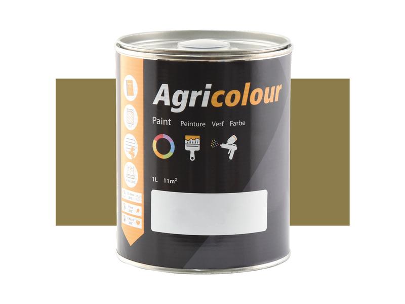 Paint - Agricolour - Green Beige Metallic, Metallic 1 ltr(s) Tin