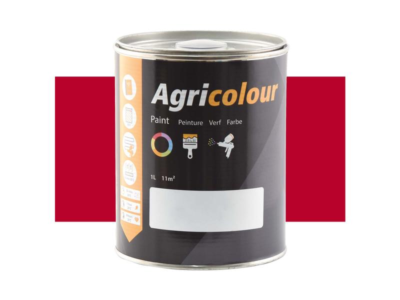 Paint - Agricolour - Carmine Red, Gloss 1 ltr(s) Tin