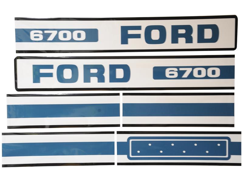 Sett av dekaler - Ford / New Holland 6700