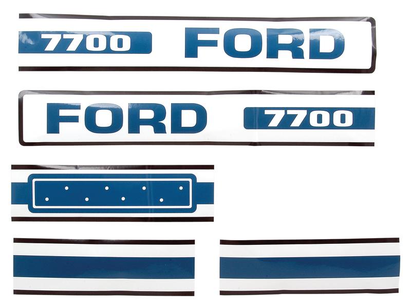 Sett av dekaler - Ford / New Holland 7700