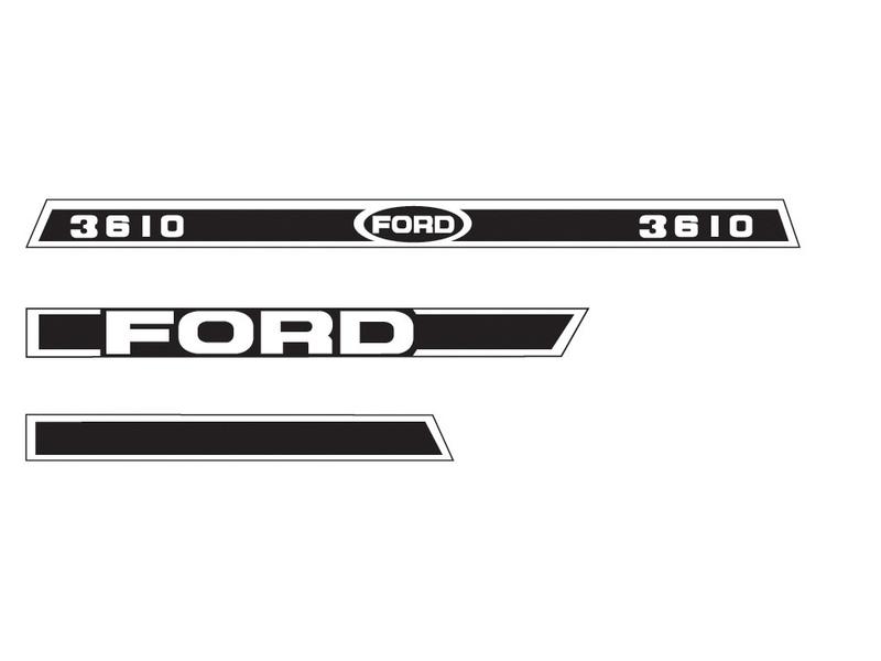 Kit d\'autocollants - Ford / New Holland 3610