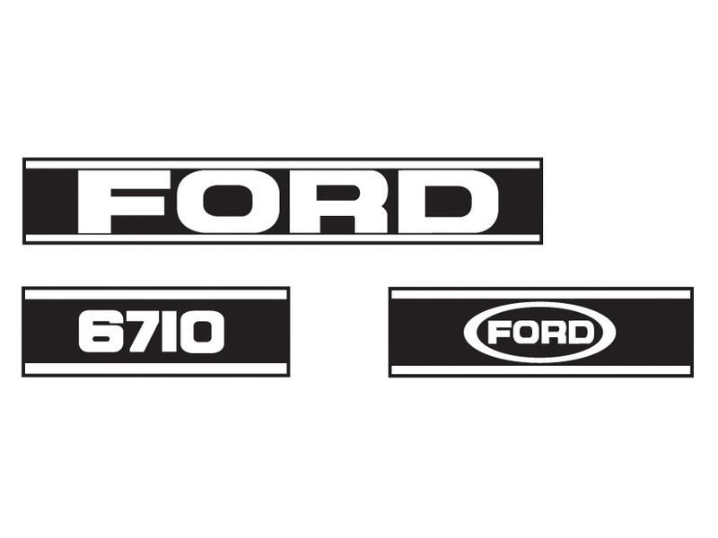 Typenschild - Ford / New Holland 6710