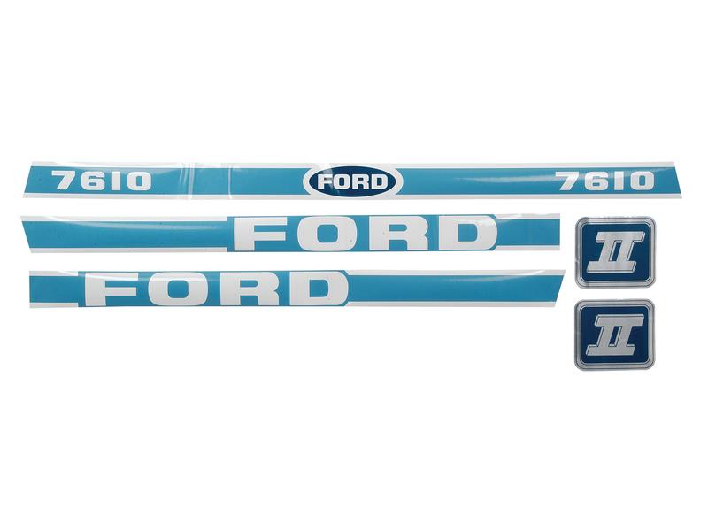 Sett av dekaler - Ford / New Holland 7610