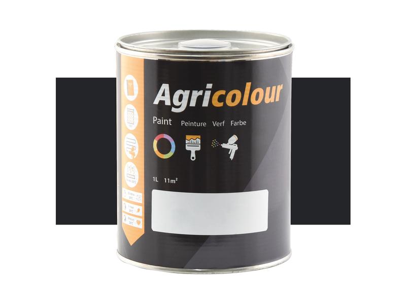 Paint - Agricolour - Black, Gloss 1 ltr(s) Tin