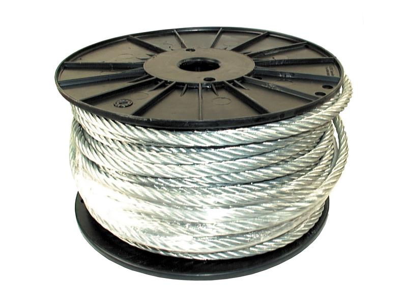 Wire Rope With Nylon Core - Steel, Ø3mm x 198M