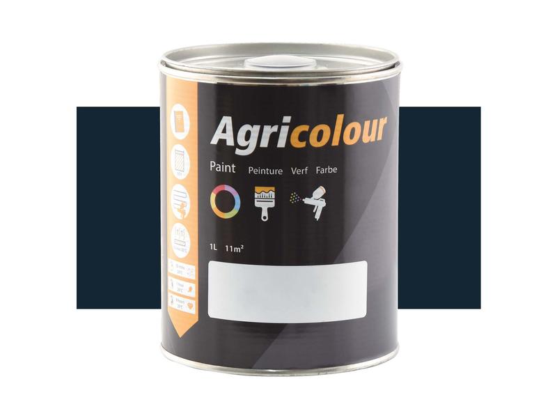 Paint - Agricolour - Dark Blue, Gloss 1 ltr(s) Tin