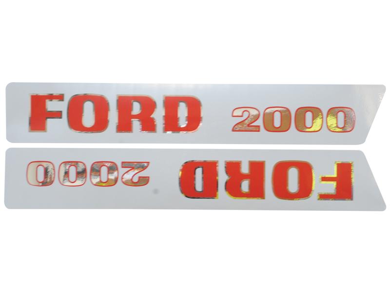 Sett av dekaler - Ford / New Holland 2000