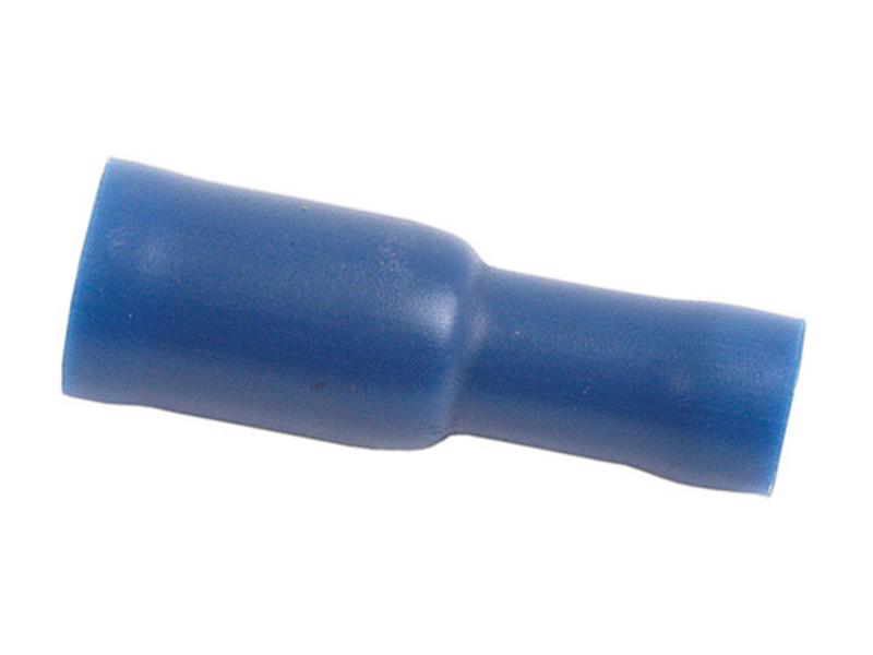 Kabelschoen rondstekkerhuls, dubbele trekontlasting, - Vrouw, 5.0mm, Blauw (1.5 - 2.5mm)