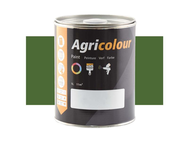 Paint - Agricolour - Grass Green, Gloss 1 ltr(s) Tin