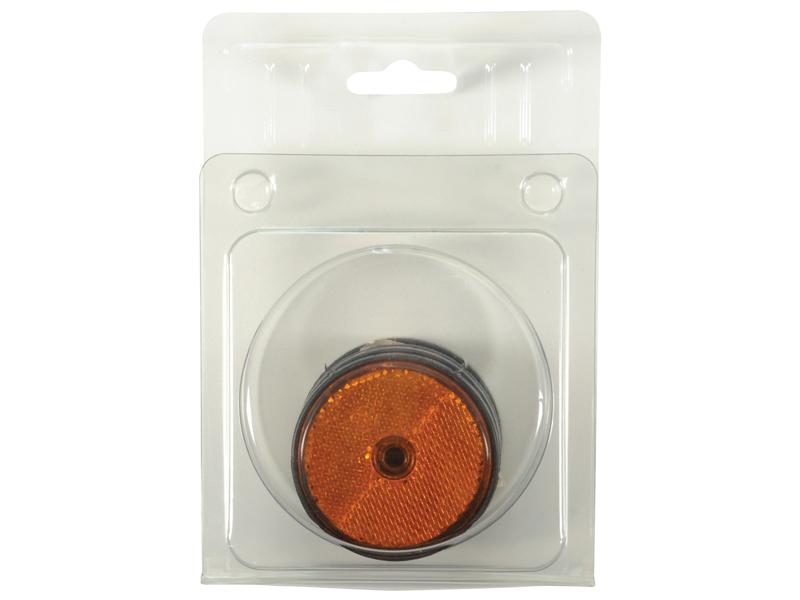 Refleks (rund) Ø61mm (Orange) (4 stk.) Agripak