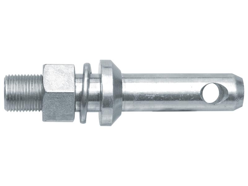 Lower link implement pin 22x140mm, Thread size 7/8x40mm Cat. 1