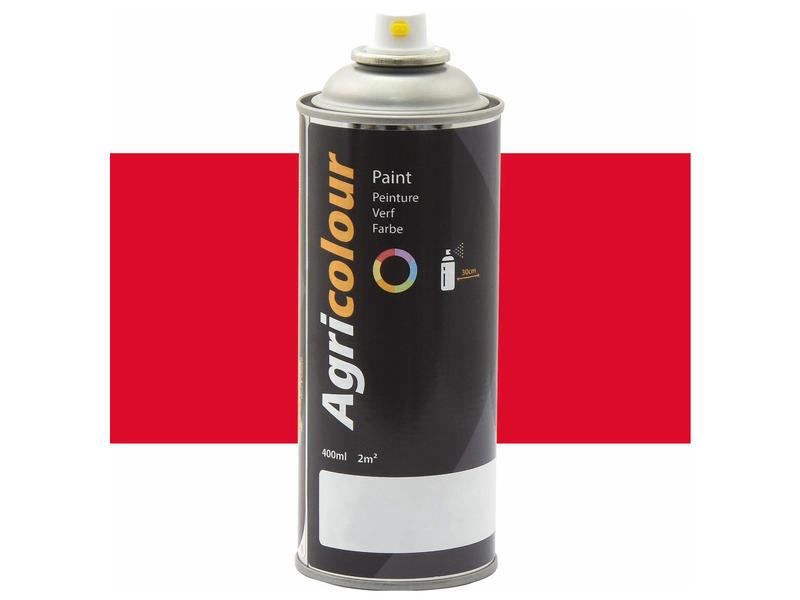 Färg - Glans, Orangeröd 400ml Aerosol Bild 1