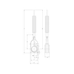 Gate valve with oildynamic ram with spring - Double flanged - Heavy duty 6\'\' 2