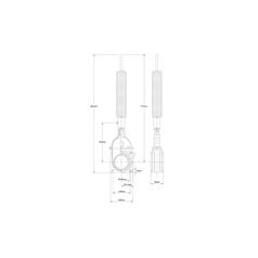 Schuifklep met oliedemper 6\'\' 3
