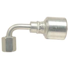 Gates JIC 37° Hose Insert 1/4\'\' x 9/16\'\' Female 90° Swept Swivel 1