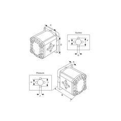Single Hydraulic Pump 0510080761 4