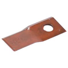 Mower Blade - Twisted blade, bottom edge sharp & parallel - 106x48x4mm - Hole Ø19.2mm - Replacement for CNH 1