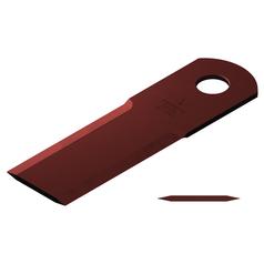 Straw Chopper Blade - Static, 195 x 50 x 3mm 1