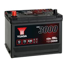 Yuasa YBX3069 12V 72Ah 600A SMF Batteri 1