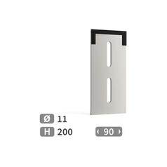 Scraper with carbide inserts for Packer. 1