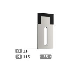 Scraper with carbide inserts for Packer. 1