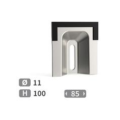 Scraper with carbide inserts for Packer. 1