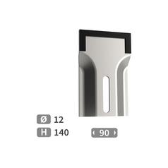 Scraper with carbide inserts for Packer. 1