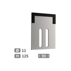 Scraper with carbide inserts for Packer. 1