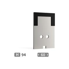 Scraper with carbide inserts for Packer. 1