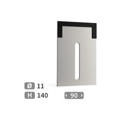 Scraper with carbide inserts for Packer. 1
