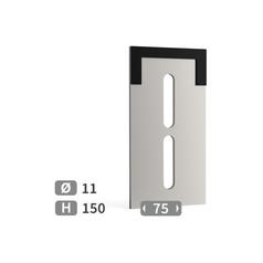 Scraper with carbide inserts for Packer. 1