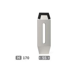 Scraper with carbide inserts for Packer. 1