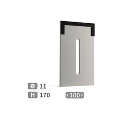 Scraper with carbide inserts for Packer. 1