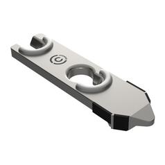 Shoe with carbide inserts. 1