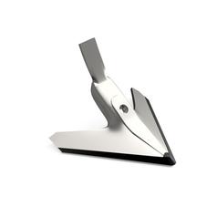 Scalping wing with carbide insert. 1