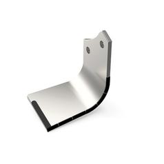 Left-hand square milling cutter with carbide inserts. 1
