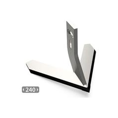 Weeder blade with carbide inserts. 1