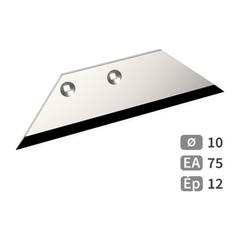 Left subsoiler wing with carbide inserts. 1