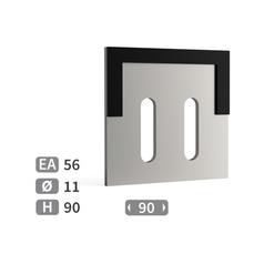 Scraper with carbide inserts for Packer. 1