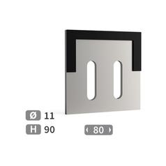 Scraper with carbide inserts for Packer. 1