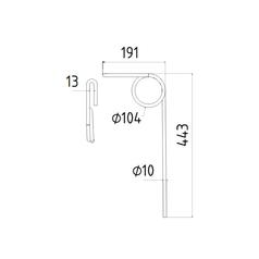 Mola - Ø10mm, Comp: 440mm 2