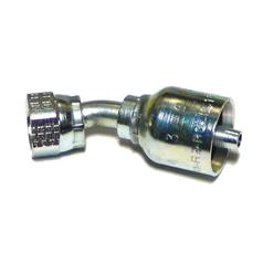 Pioneer UNF Hose Insert 1/4\'\' x 9/16 x 18\'\' Female 135° Swept Swivel 1