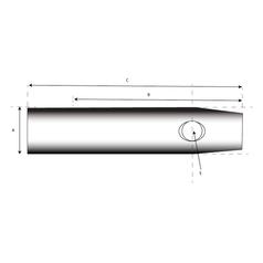 Perno 25x93mm Cat. 3