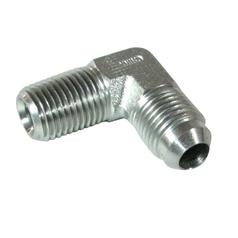 Hydraulic Adaptor. 1/4\' NPT Male - 9/16\'\' JIC Male. 90 degree 1