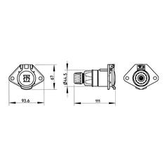 Socle 7-Poles 24V Type 24S 2